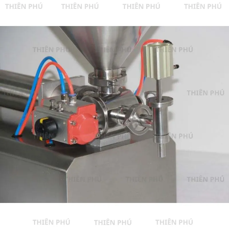 Máy Chiết Rót 1 Vòi Khí Nén Dạng Lỏng 21 May chiet rot 1 voi khi nen dang long 50 500ml 1