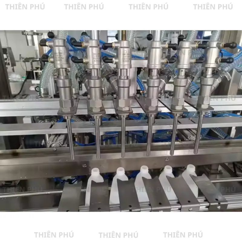 Máy Chiết Rót Dung Dịch Lỏng 2-12 Đầu Piston Tự Động 21 May chiet rot dung dich long 2 12 dau piston tu dong 6