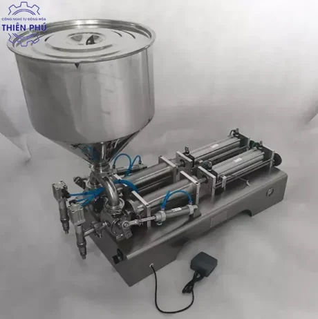 Máy Chiết Rót Dầu Ăn Dung Dịch Lỏng 2 Vòi