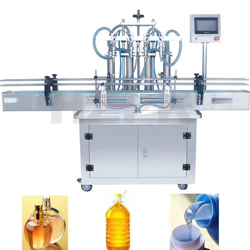 Máy Chiết Rót Dung Dịch Lỏng 2-12 Đầu Piston Tự Động