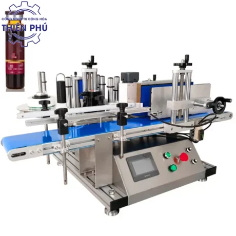 Máy dán nhãn chai tròn tự động mini