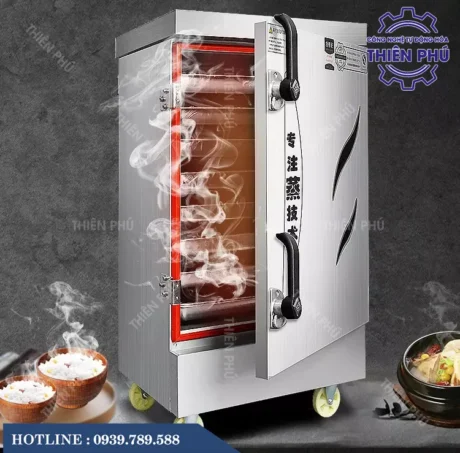 Tủ Cơm 6 Khay Dùng Gas Và Điện